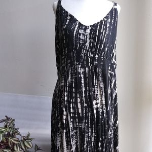 Torrid Black Tie Dye TieredMaxi Dress